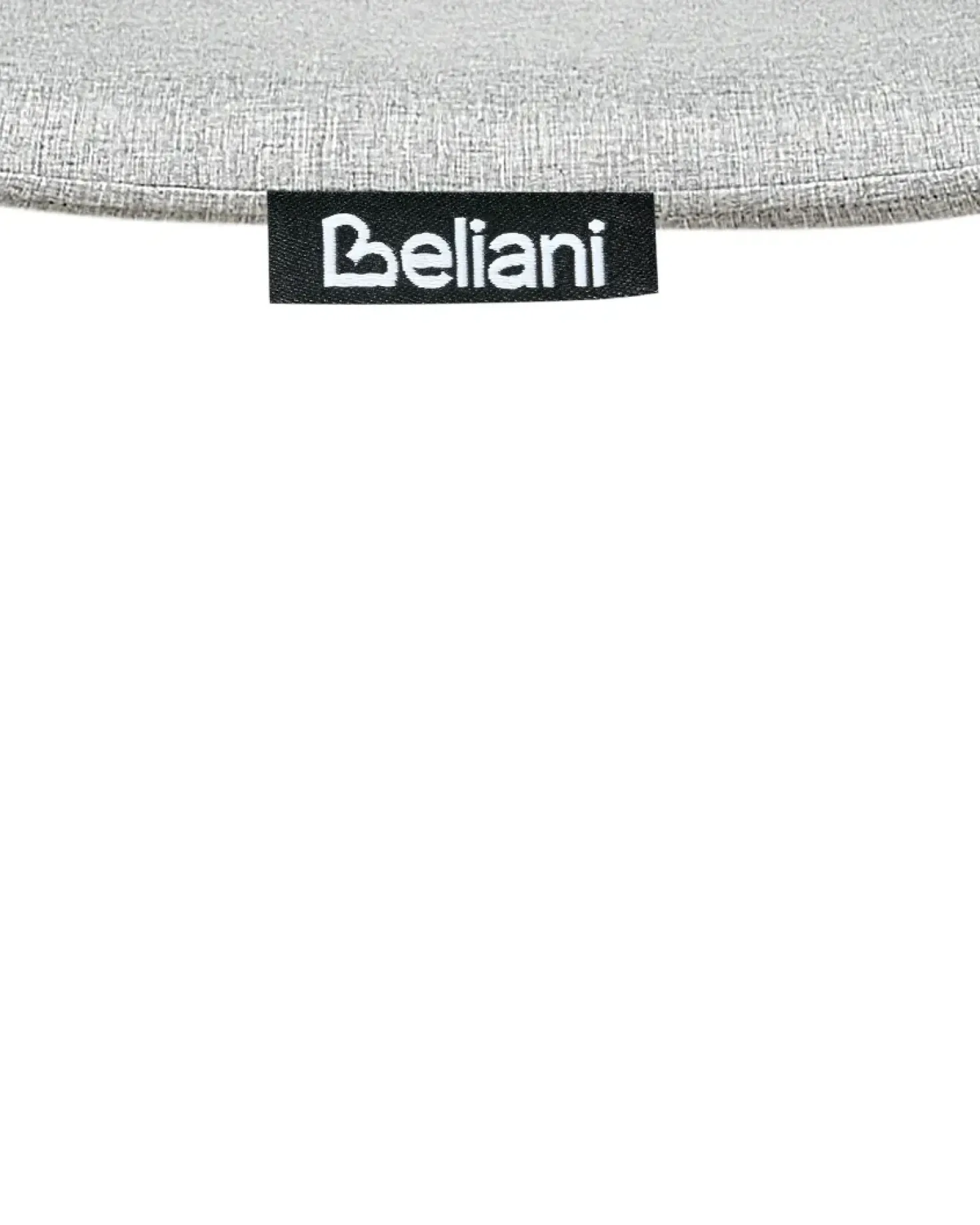Set di 2 sedie da pranzo ELMA Tessuto Grigio chiaro
