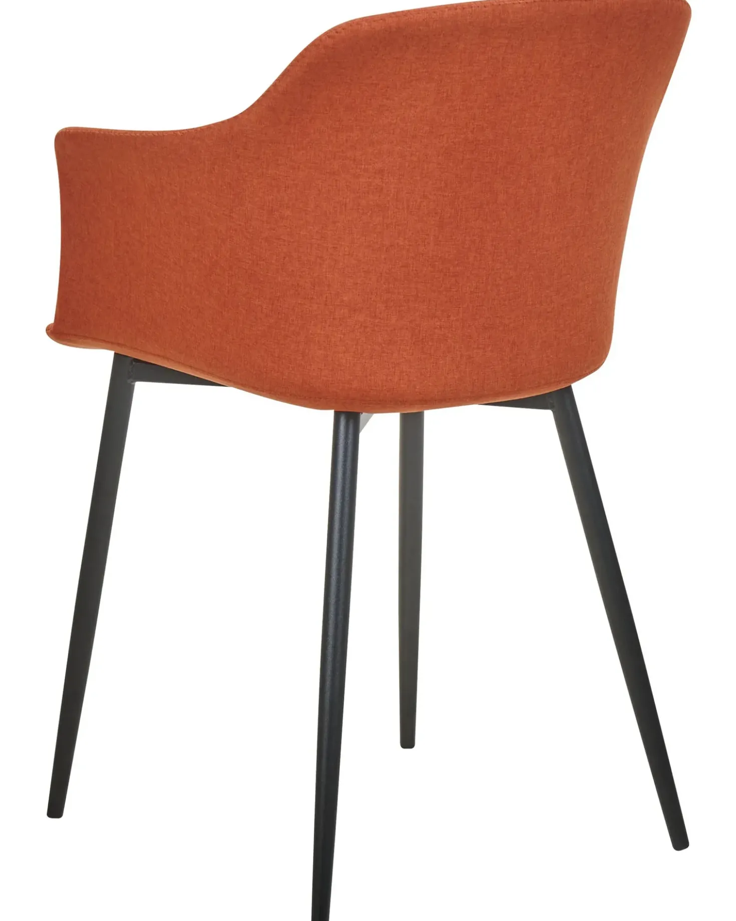 Set di 2 sedie da pranzo ELIM Tessuto Arancione