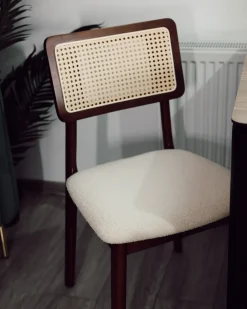 Set di 2 sedie da pranzo EMBAR Legno Marrone