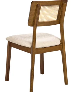 Set di 2 sedie da pranzo EMBAR Legno Marrone
