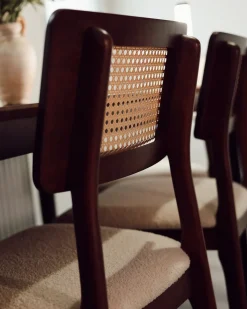 Set di 2 sedie da pranzo EMBAR Legno Marrone