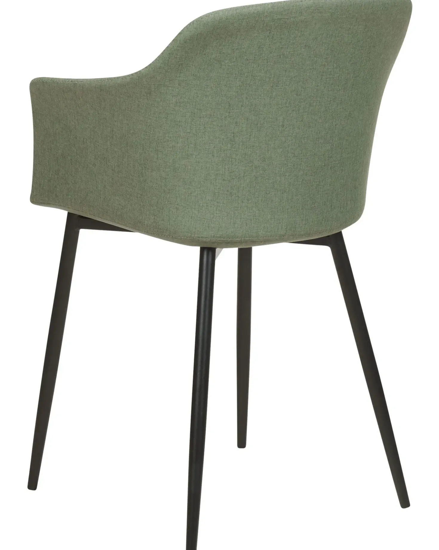 Set di 2 sedie da pranzo ELIM Tessuto Verde scuro