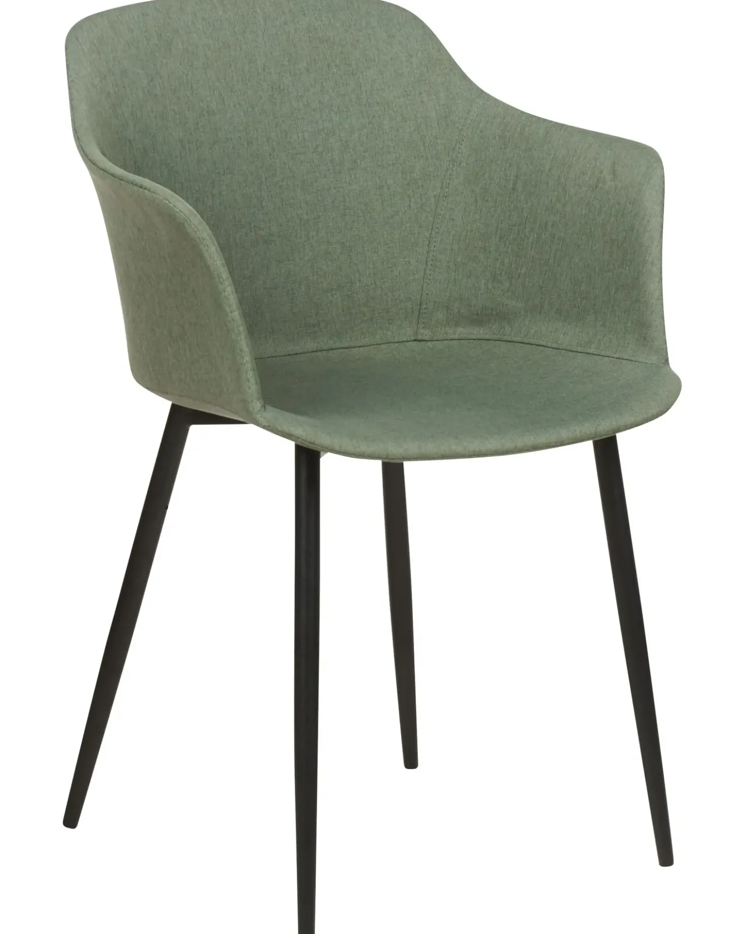 Set di 2 sedie da pranzo ELIM Tessuto Verde scuro