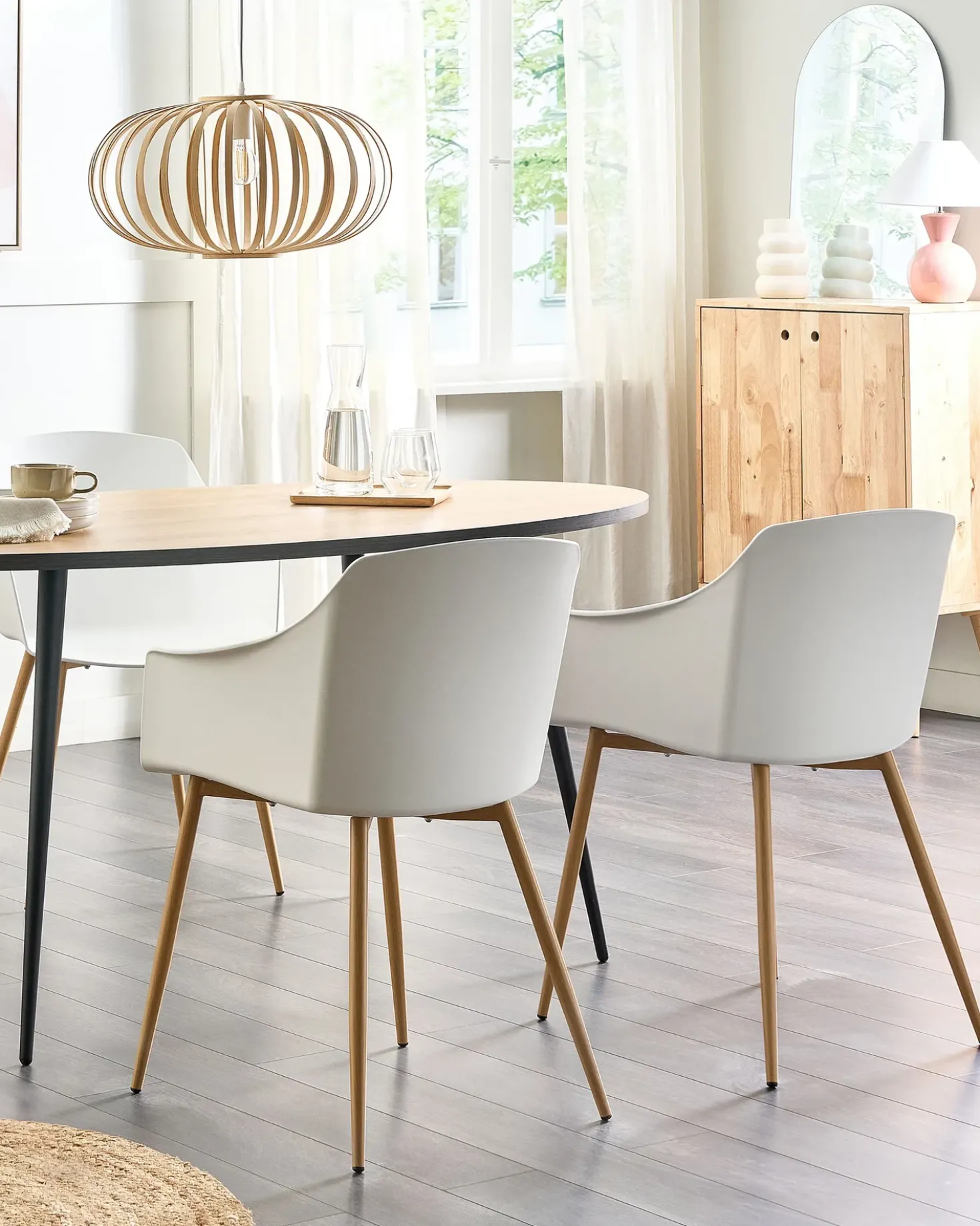 Set di 2 sedie da pranzo FONDA II Bianco