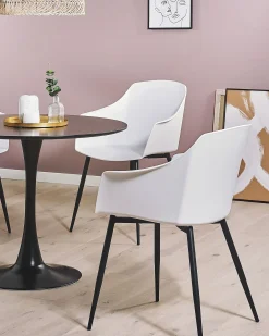 Set di 2 sedie da pranzo FONDA Bianco