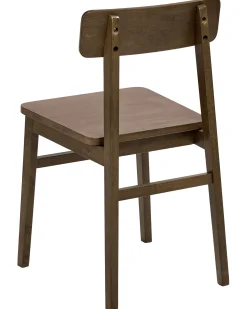 Set di 2 sedie da pranzo GORRE Legno Marrone scuro