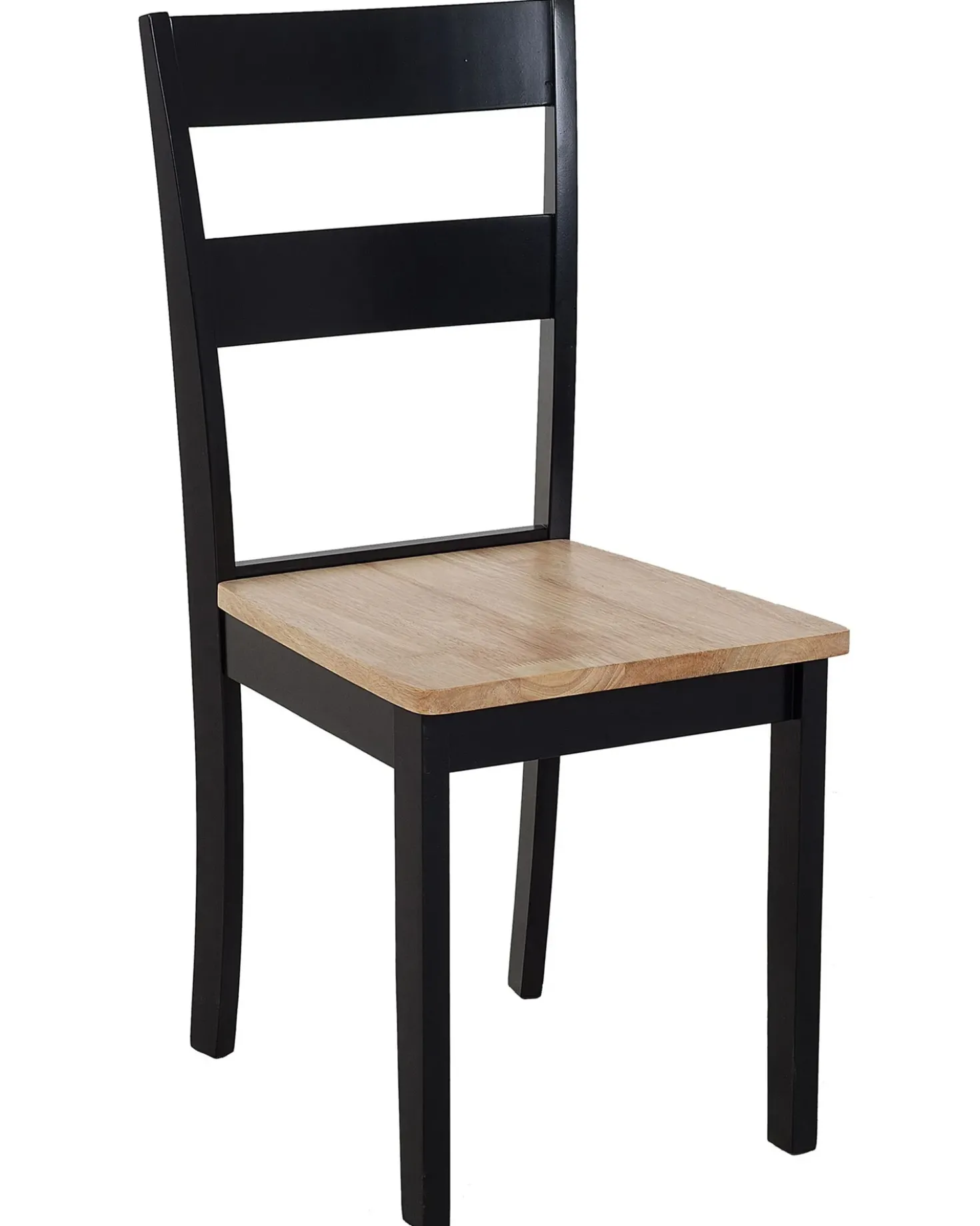 Set di 2 sedie da pranzo GEORGIA Legno Nero