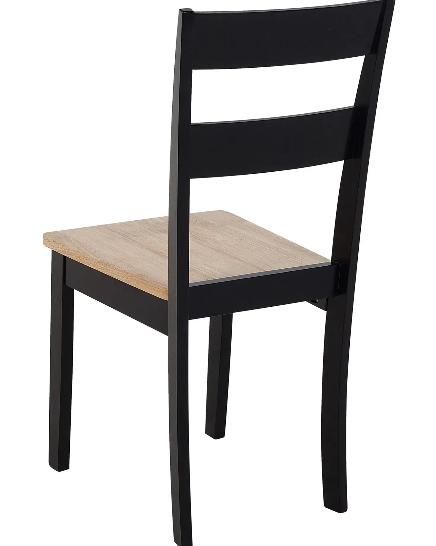 Set di 2 sedie da pranzo GEORGIA Legno Nero