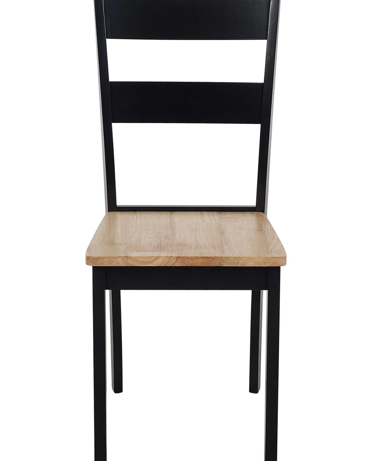 Set di 2 sedie da pranzo GEORGIA Legno Nero