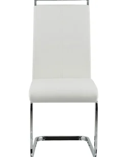 Set di 2 sedie da pranzo GREEDIN Pelle sintetica Bianco
