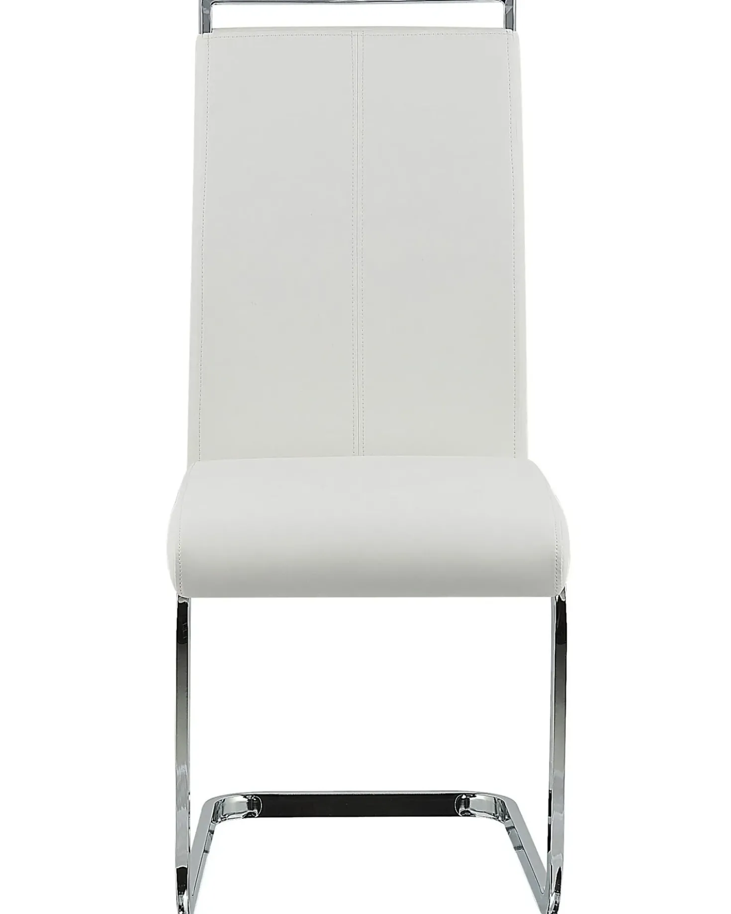 Set di 2 sedie da pranzo GREEDIN Pelle sintetica Bianco