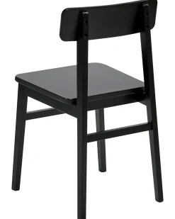 Set di 2 sedie da pranzo GORRE Legno Nero
