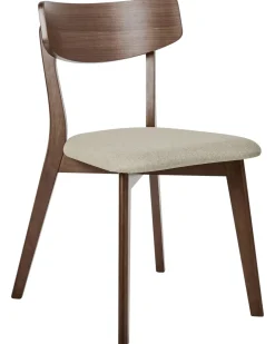 Set di 2 sedie da pranzo HOPE Legno Marrone/Beige