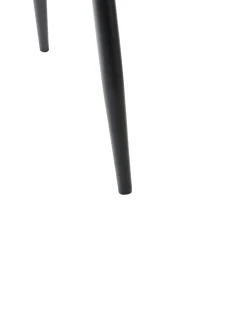 Set di 4 sedie da pranzo HAVRE Velluto Nero
