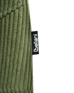 Set di 2 sedie da pranzo HILDEN Velluto a coste Verde