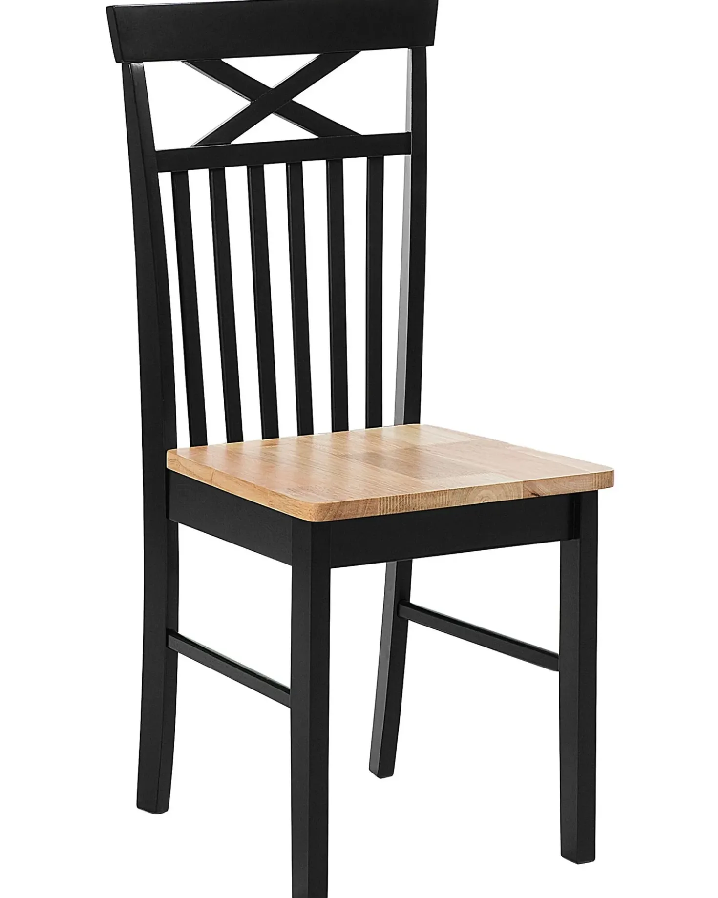 Set di 2 sedie da pranzo HOUSTON Legno Nero