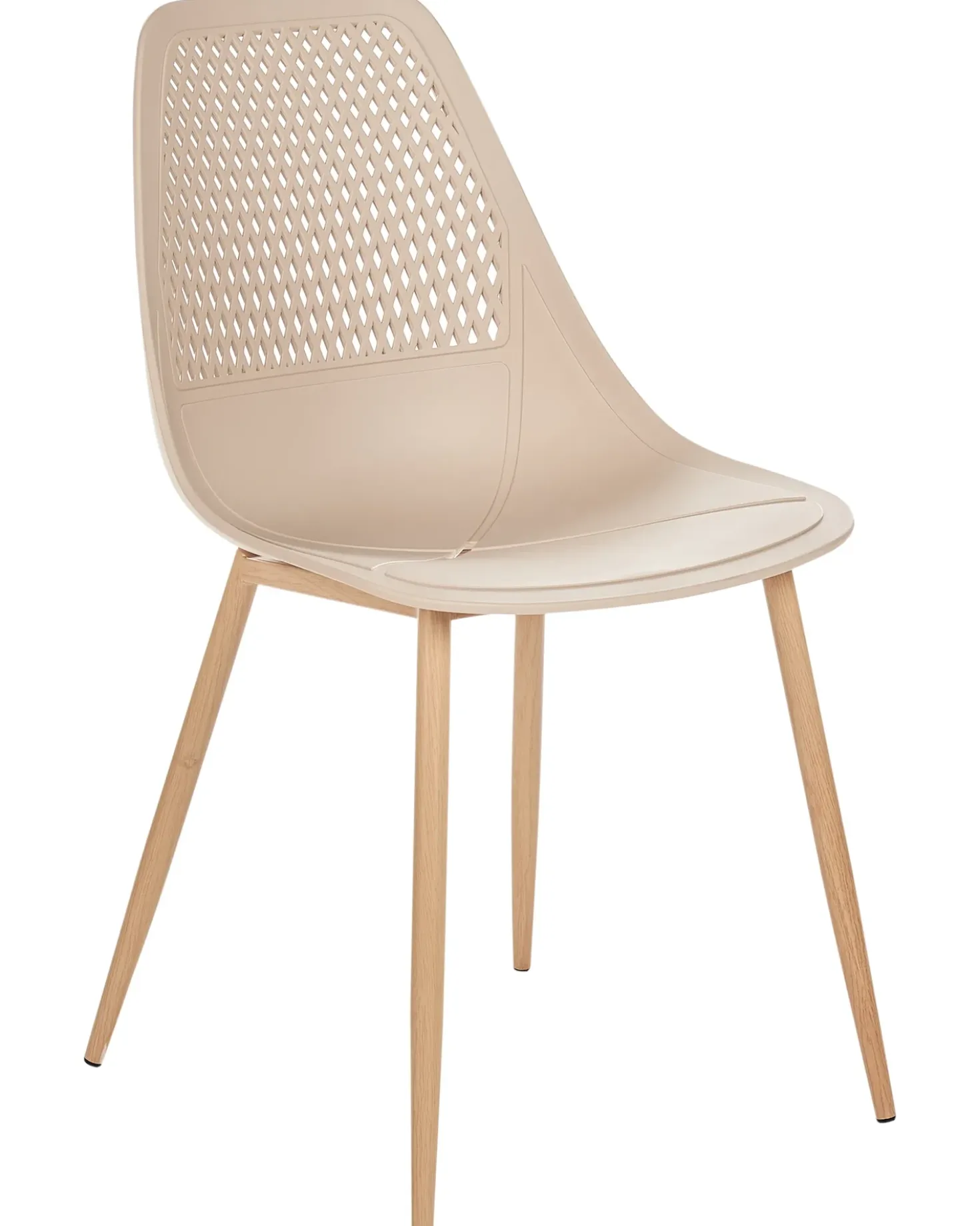 Set di 4 sedie da pranzo HAZELTON Beige