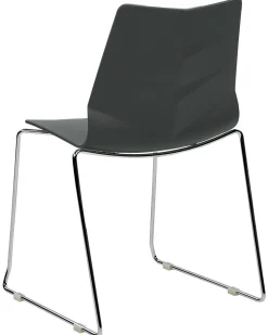 Set di 4 sedie da pranzo HARTLEY Grigio scuro