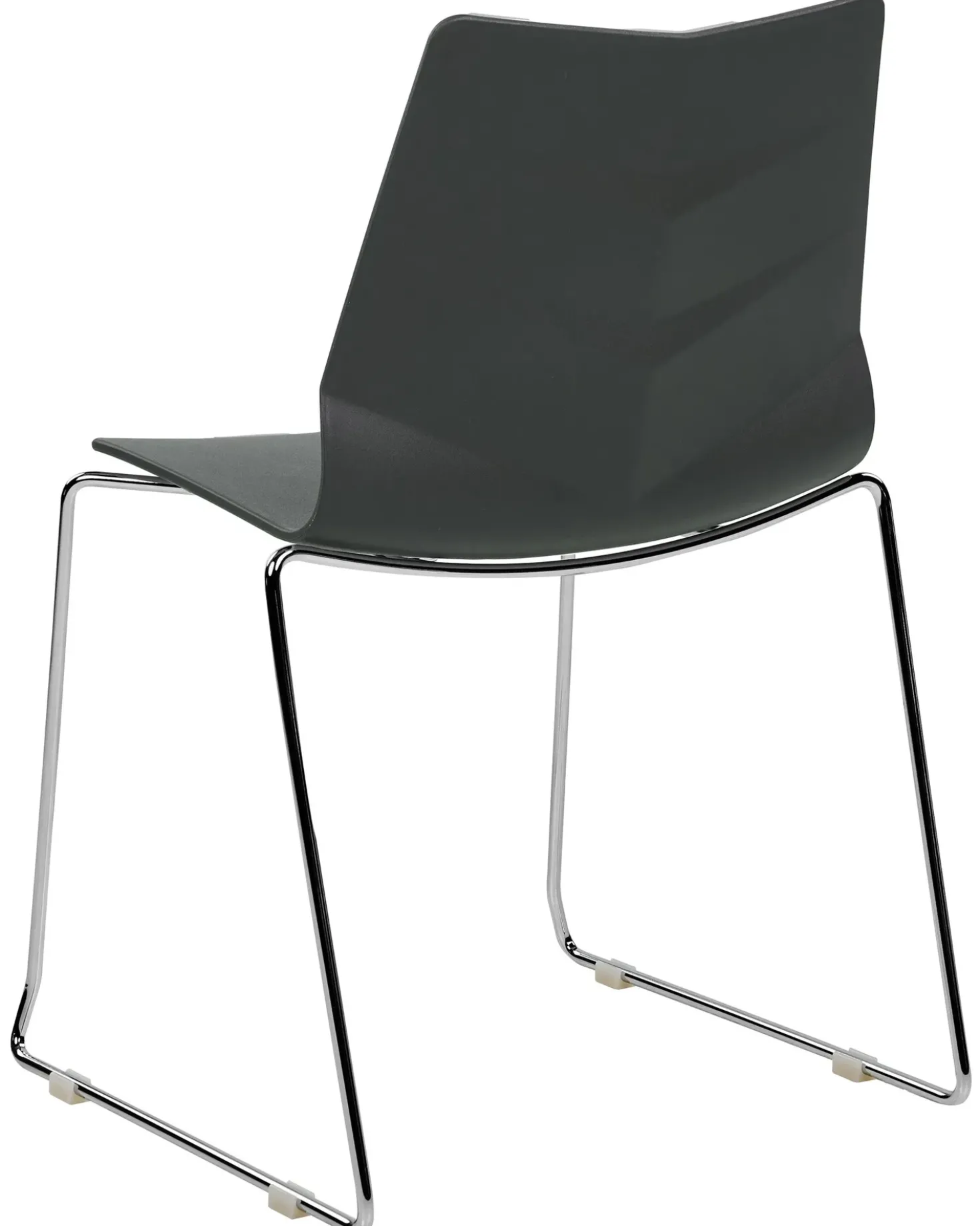 Set di 4 sedie da pranzo HARTLEY Grigio scuro