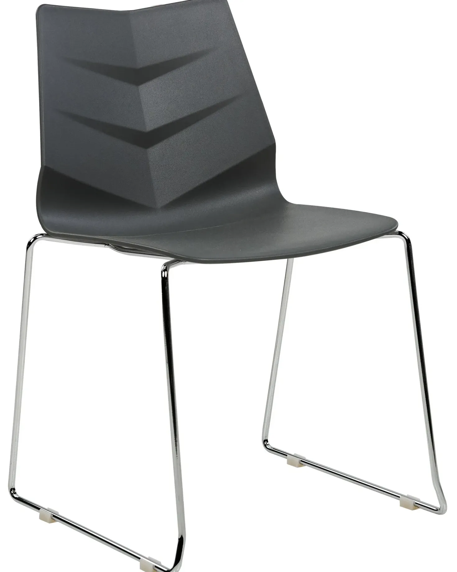 Set di 4 sedie da pranzo HARTLEY Grigio scuro