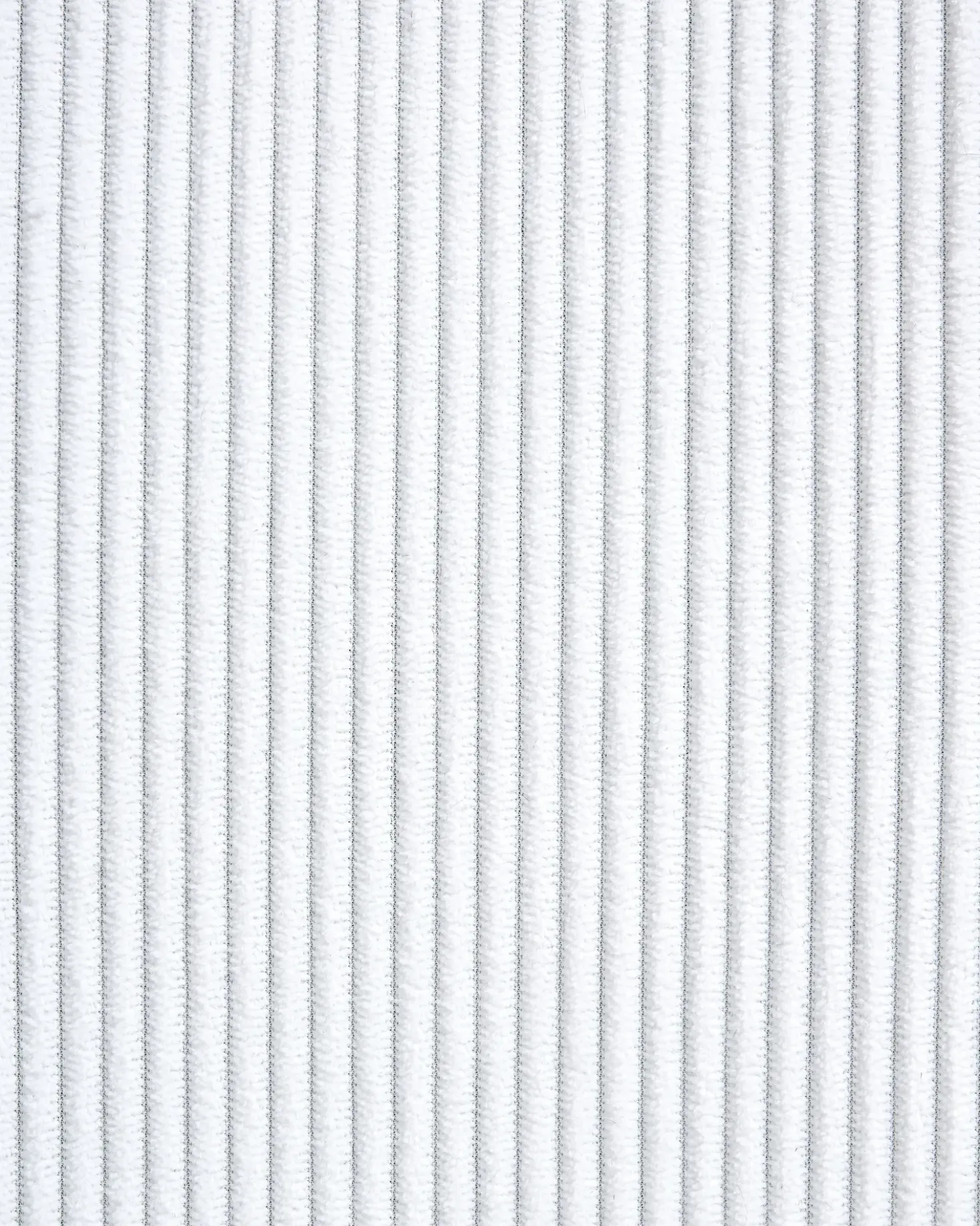 Set di 2 sedie da pranzo HILDEN Velluto a coste Bianco