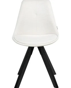 Set di 2 sedie da pranzo HEDLEY Tessuto Beige chiaro