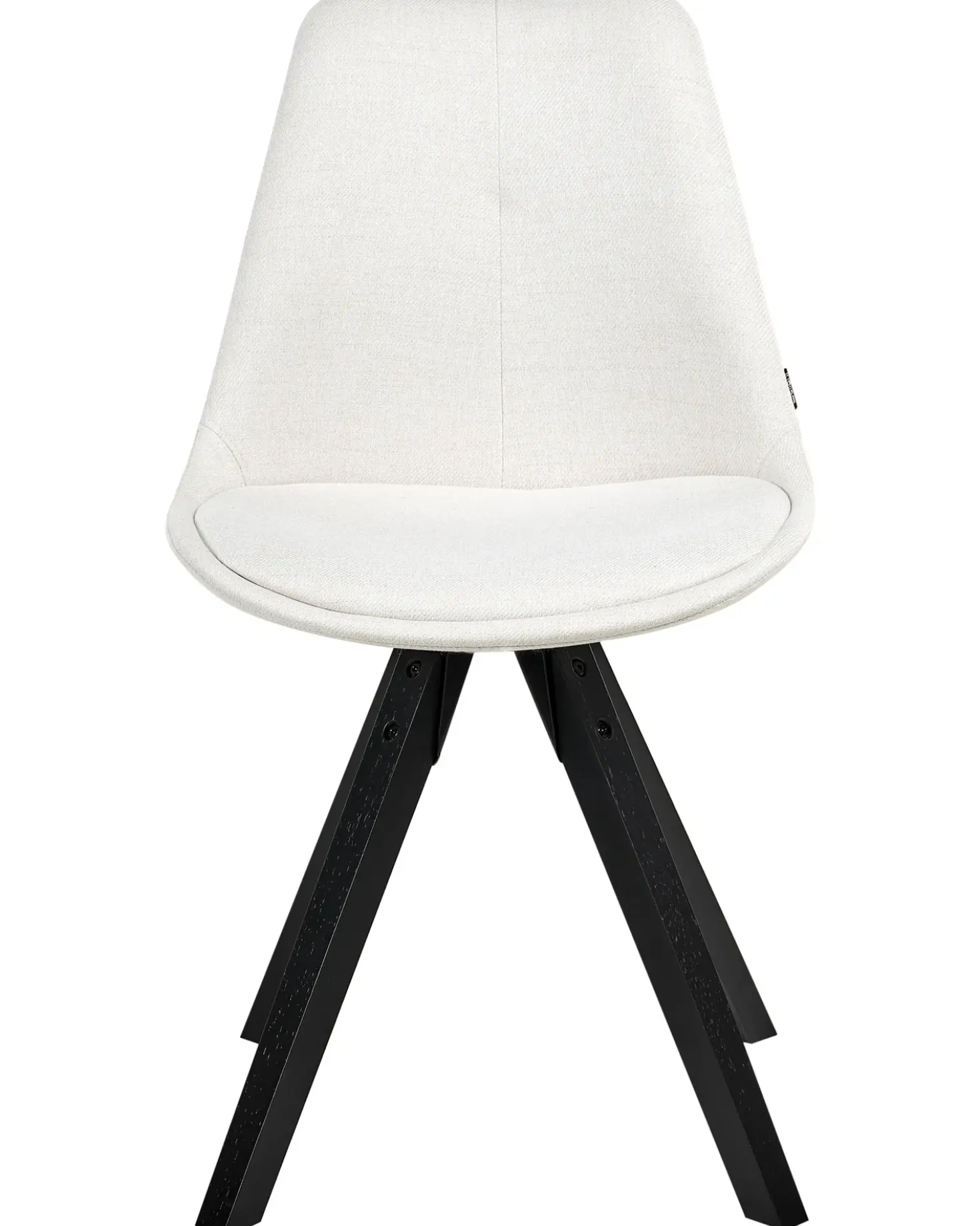 Set di 2 sedie da pranzo HEDLEY Tessuto Beige chiaro