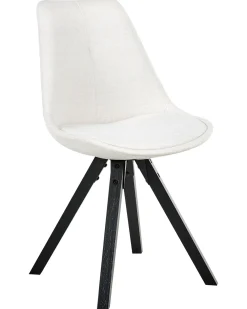 Set di 2 sedie da pranzo HEDLEY Tessuto Beige chiaro