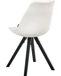 Set di 2 sedie da pranzo HEDLEY Tessuto Beige chiaro