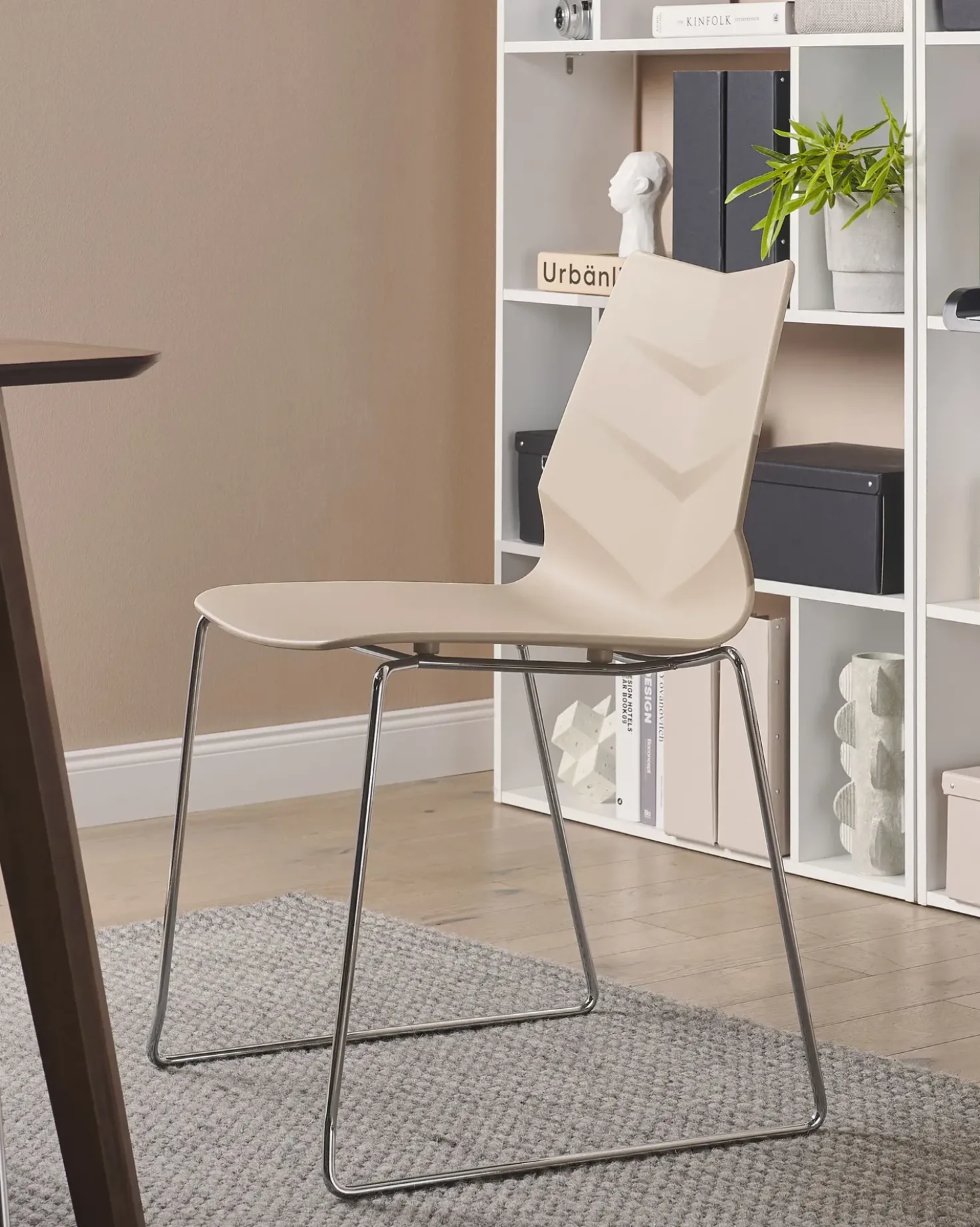 Set di 4 sedie da pranzo HARTLEY Beige