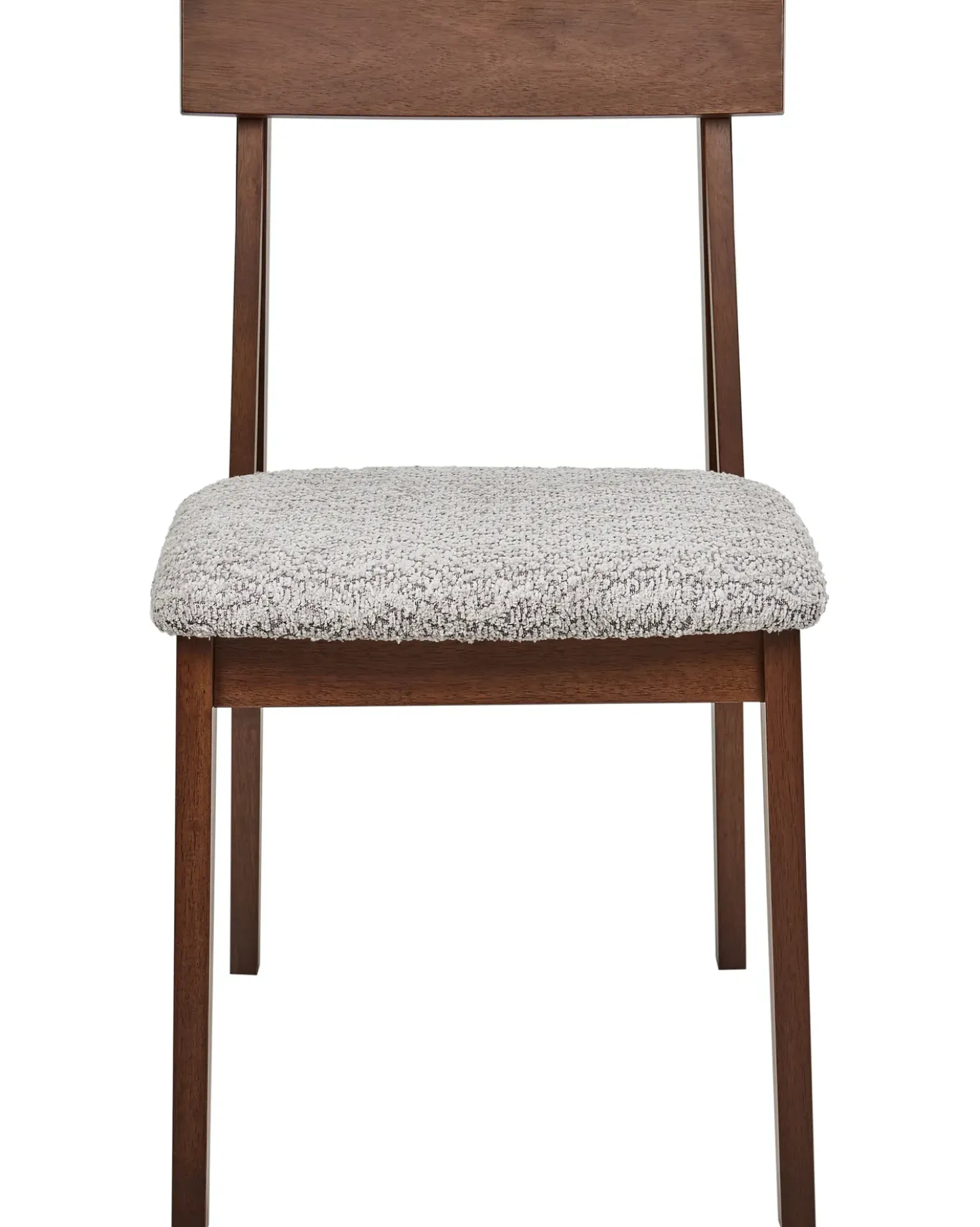 Set di 2 sedie da pranzo ISLE Legno Marrone/Grigio