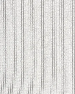 Set di 2 sedie da pranzo IRWIN Velluto a coste Bianco sporco