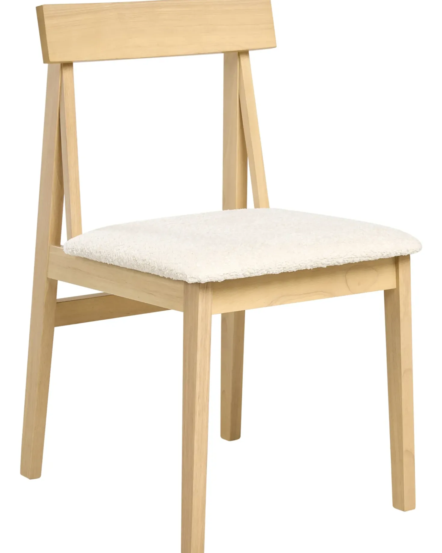 Set di 2 sedie da pranzo ISLE Legno Marrone chiaro/Beige