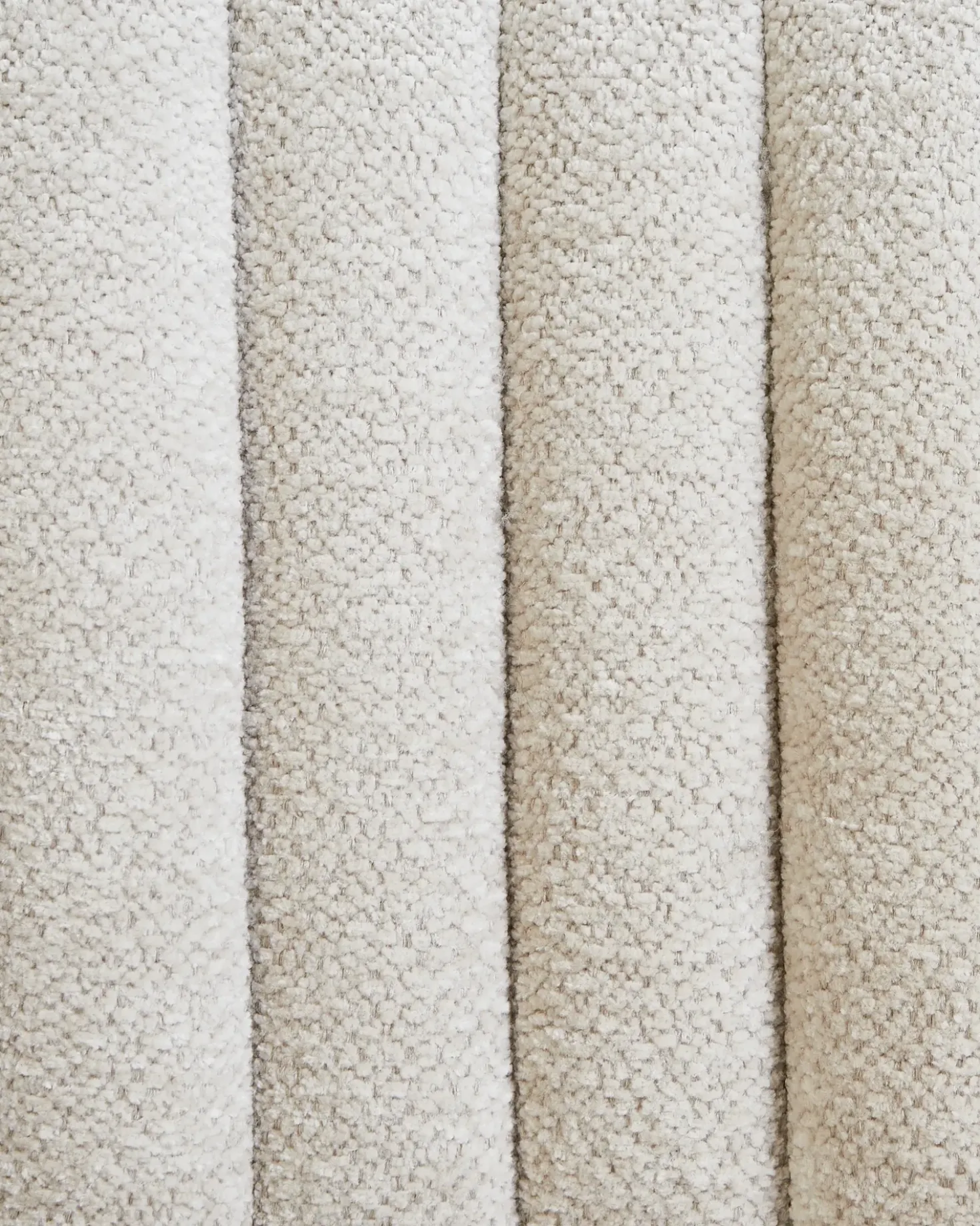 Set di 2 sedie da pranzo IRINS Ciniglia Beige chiaro