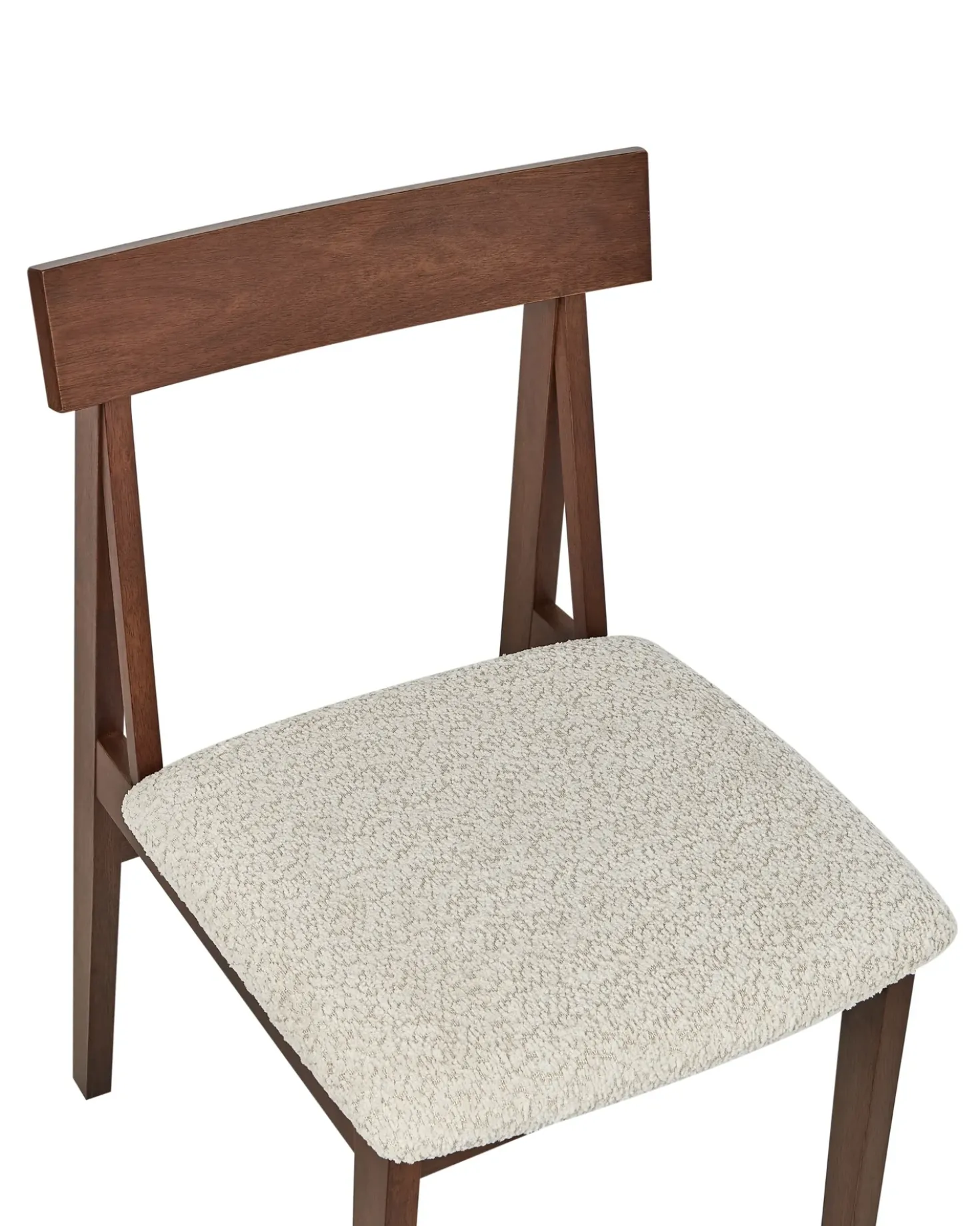 Set di 2 sedie da pranzo ISLE Legno Marrone/Beige