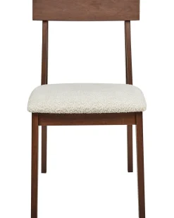 Set di 2 sedie da pranzo ISLE Legno Marrone/Beige