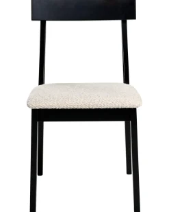 Set di 2 sedie da pranzo ISLE Legno Nero/Beige