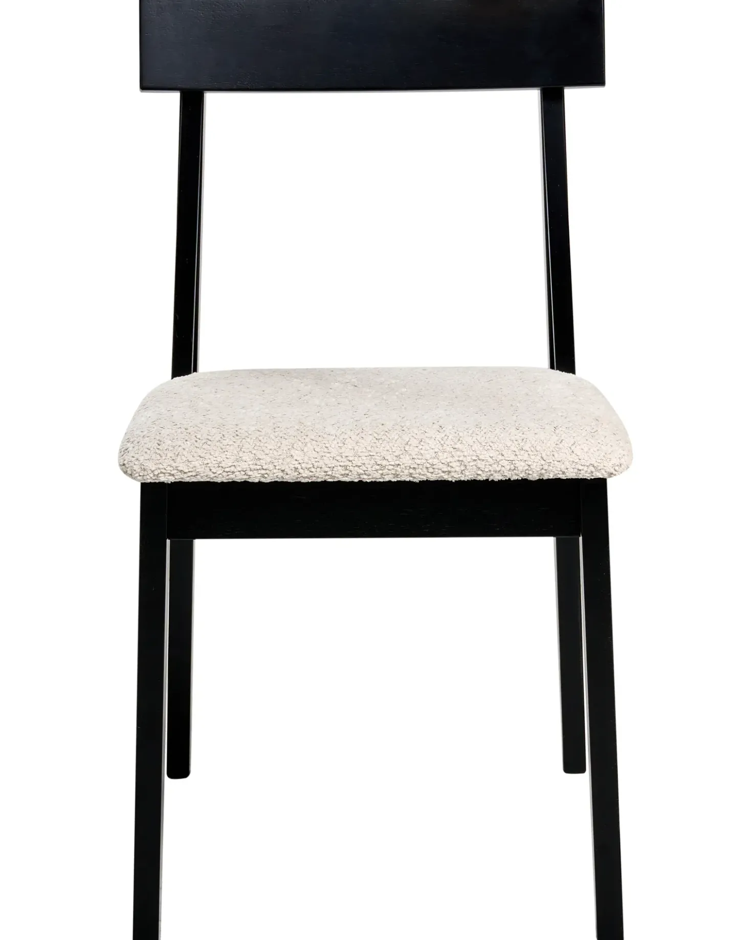 Set di 2 sedie da pranzo ISLE Legno Nero/Beige
