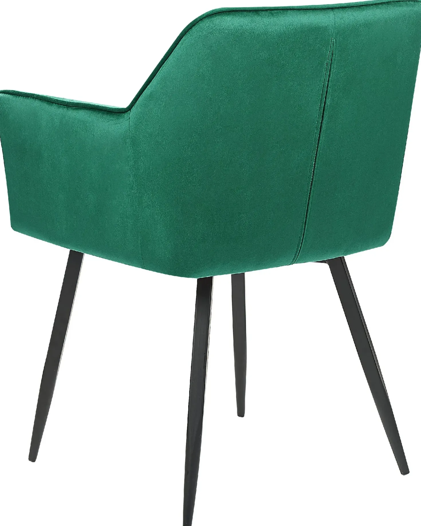 Set di 2 sedie da pranzo JASMIN Velluto Verde smeraldo