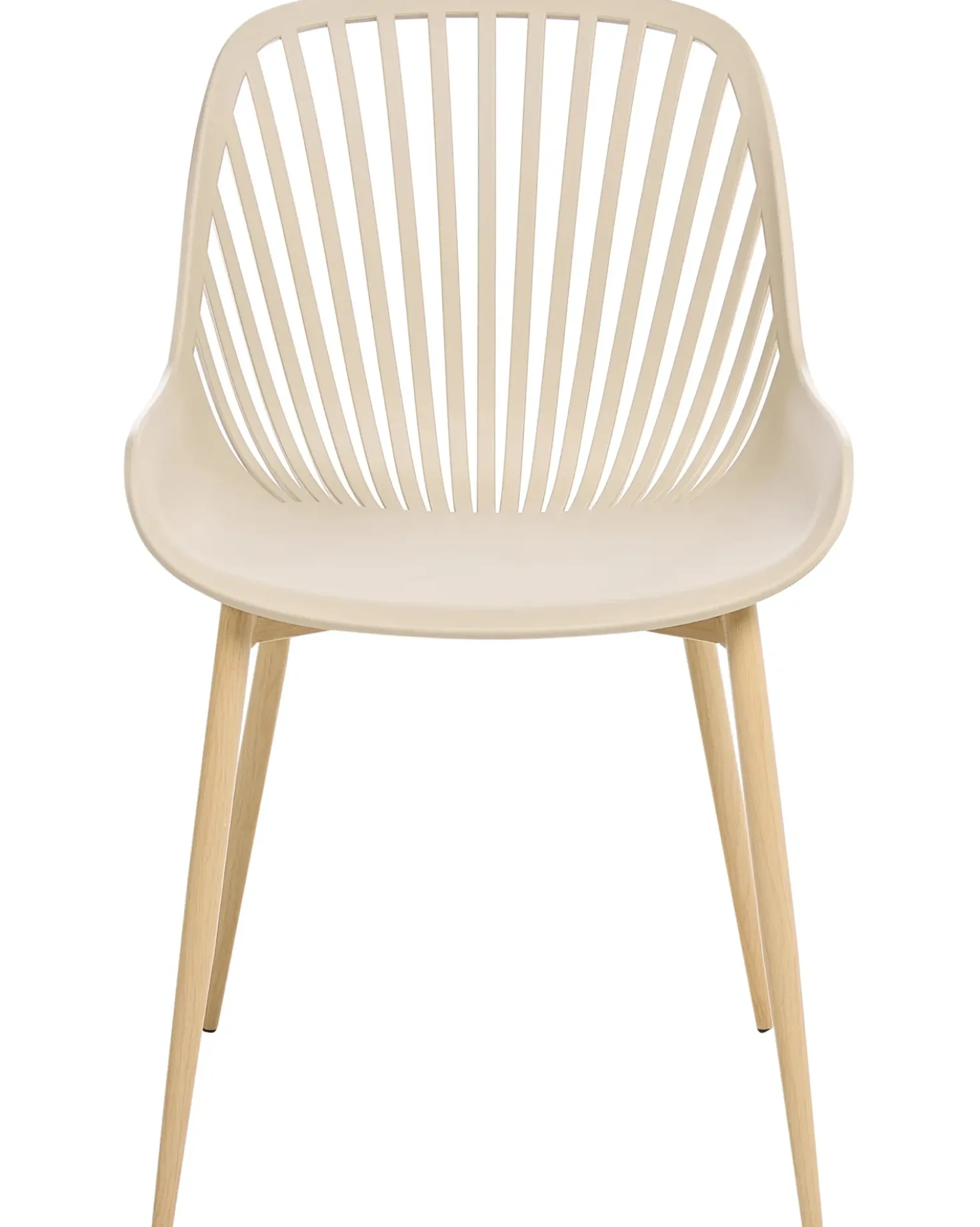 Set di 4 sedie da pranzo KLEVE Beige