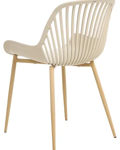 Set di 4 sedie da pranzo KLEVE Beige