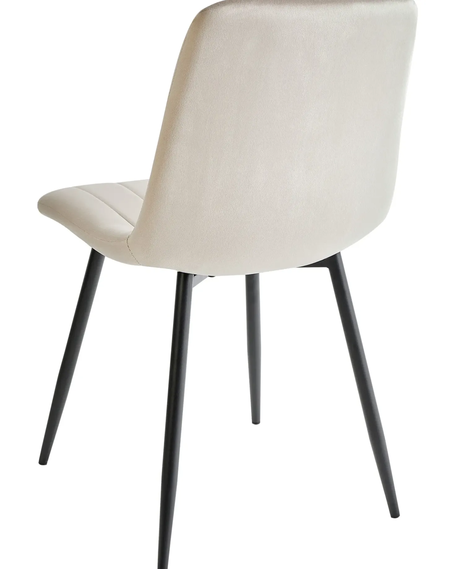 Set di 4 sedie da pranzo KALISPELL Velluto Beige