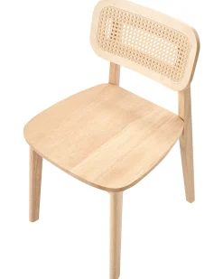 Set di 2 sedie da pranzo KENO Legno Marrone chiaro