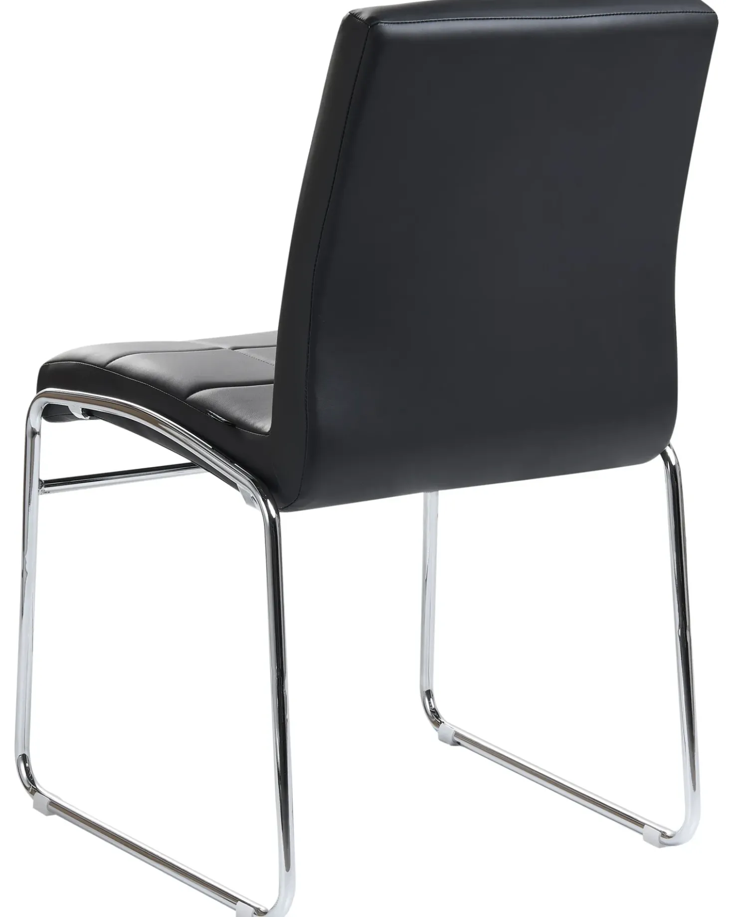 Set di 2 sedie da pranzo KIRON Pelle sintetica Nero