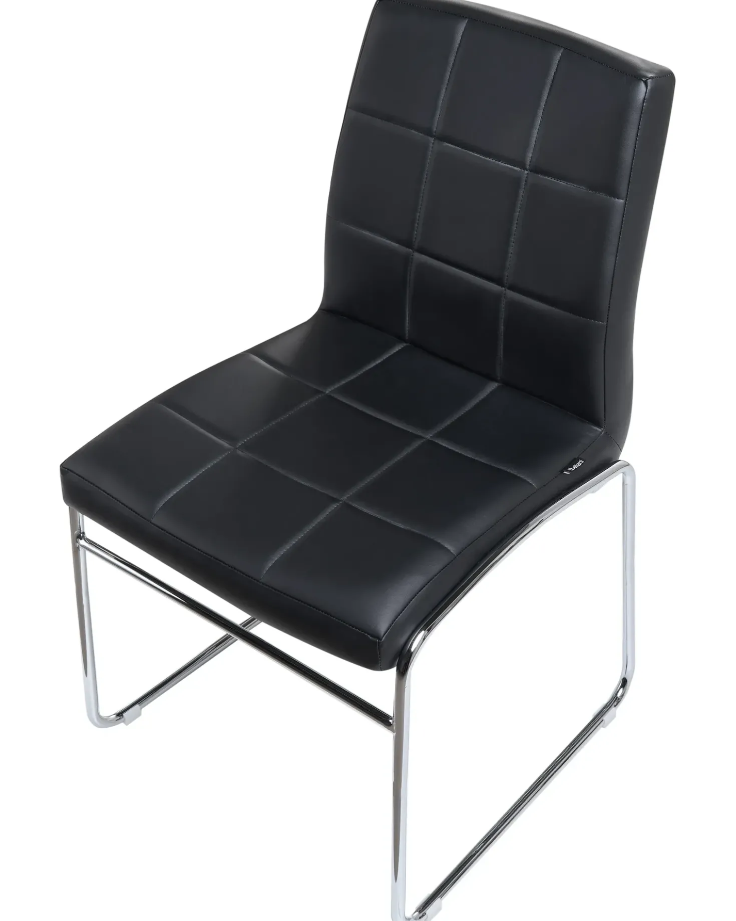 Set di 2 sedie da pranzo KIRON Pelle sintetica Nero