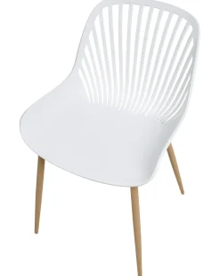 Set di 4 sedie da pranzo KLEVE Bianco