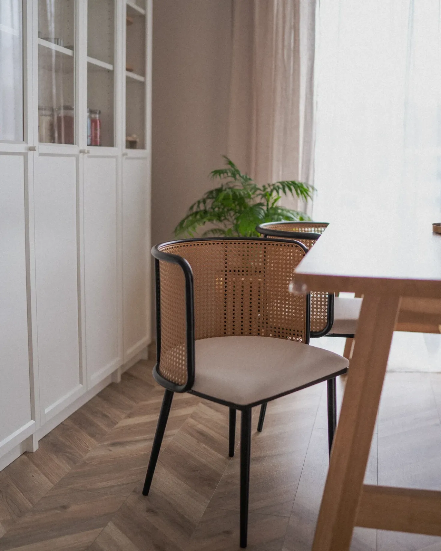 Set di 2 sedie da pranzo KOBUK Metallo Nero