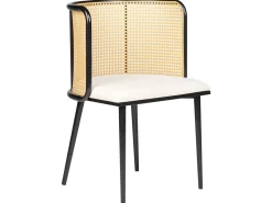 Set di 2 sedie da pranzo KOBUK Metallo Nero