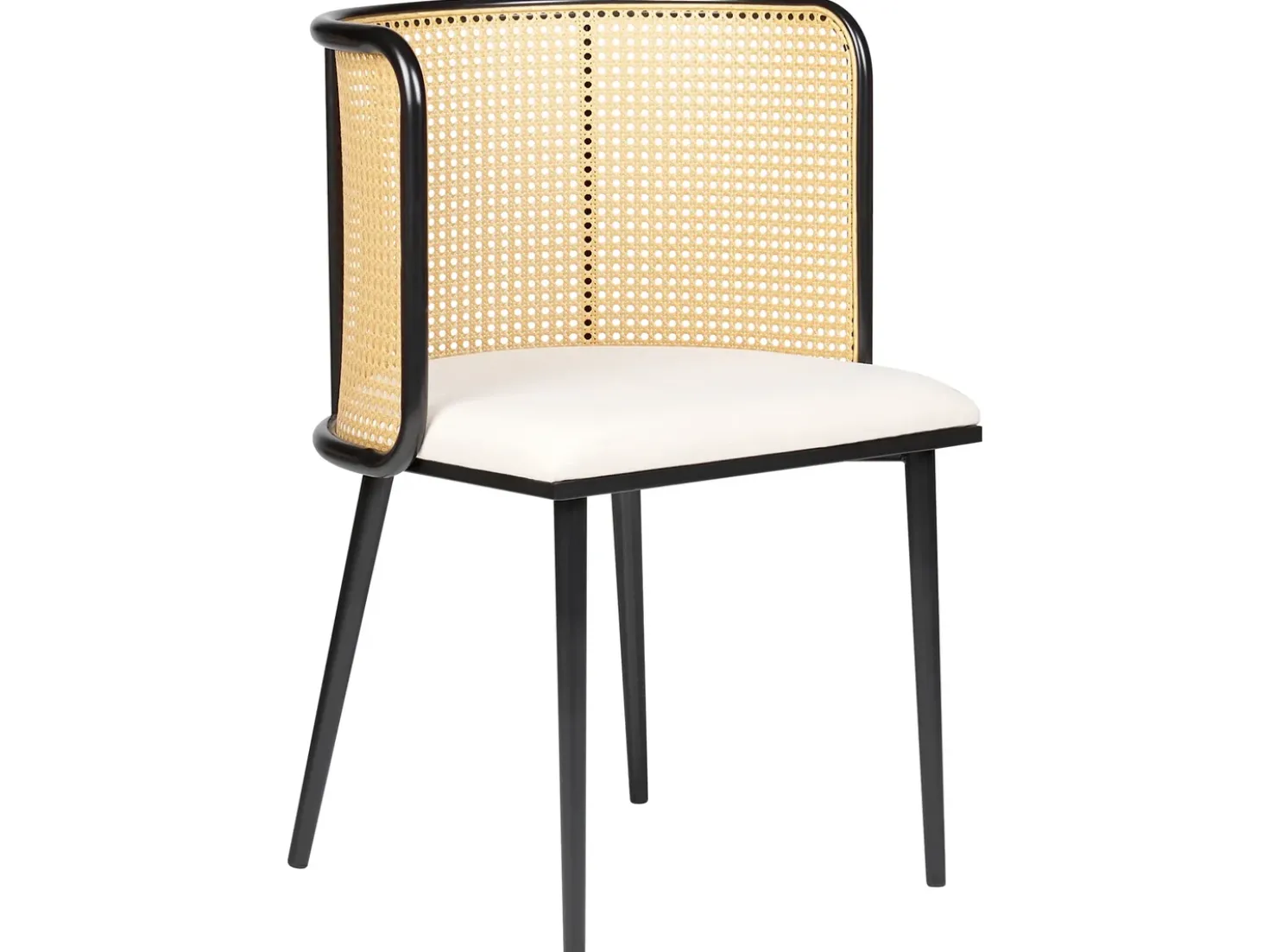 Set di 2 sedie da pranzo KOBUK Metallo Nero