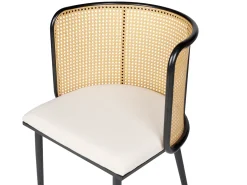Set di 2 sedie da pranzo KOBUK Metallo Nero
